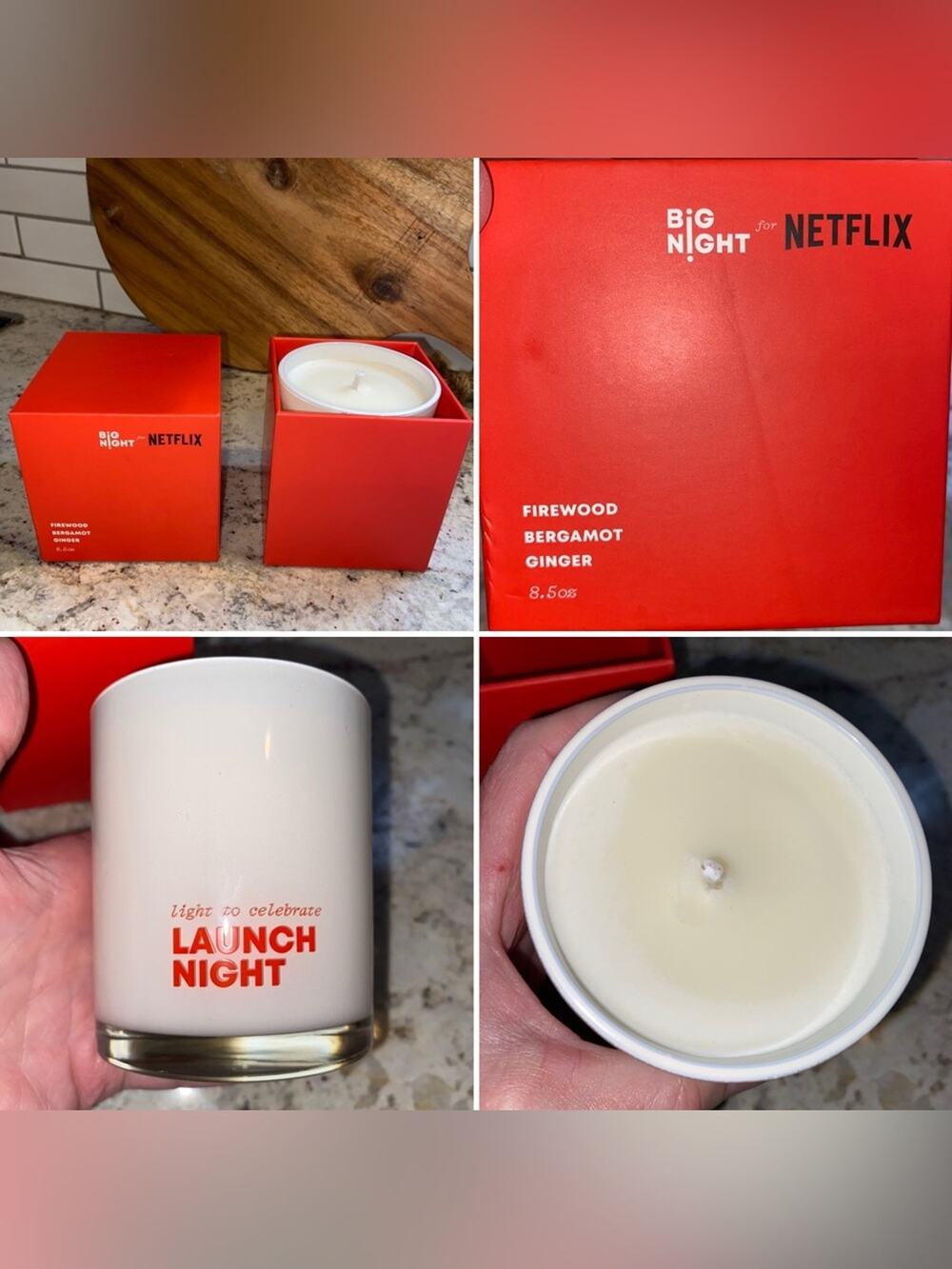 NEW in box BIG NIGHT for Netflix Candle